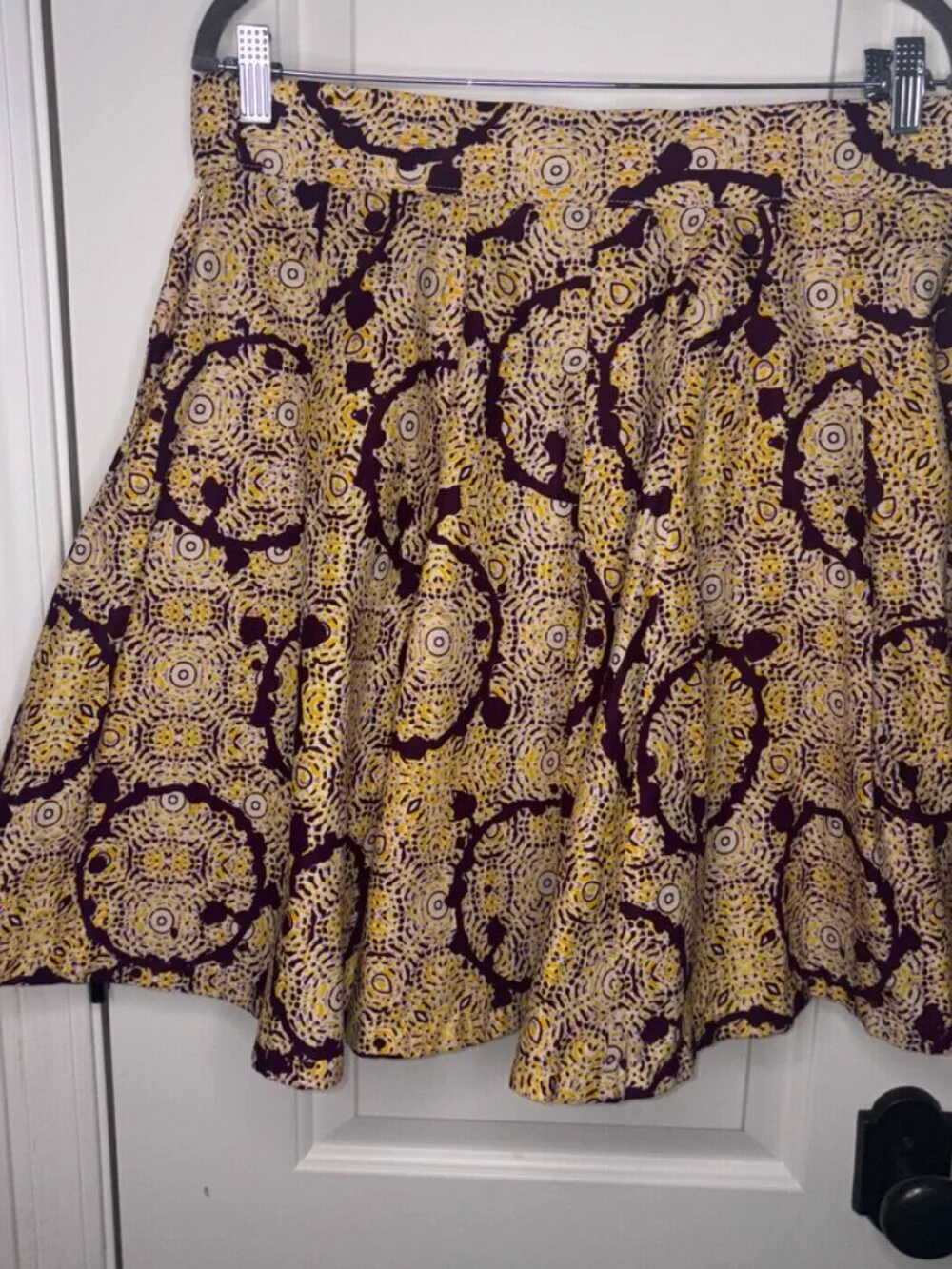 Francis + Benedict 100% Cotton Hand Made in Africa Flowy Printed Skirt size M